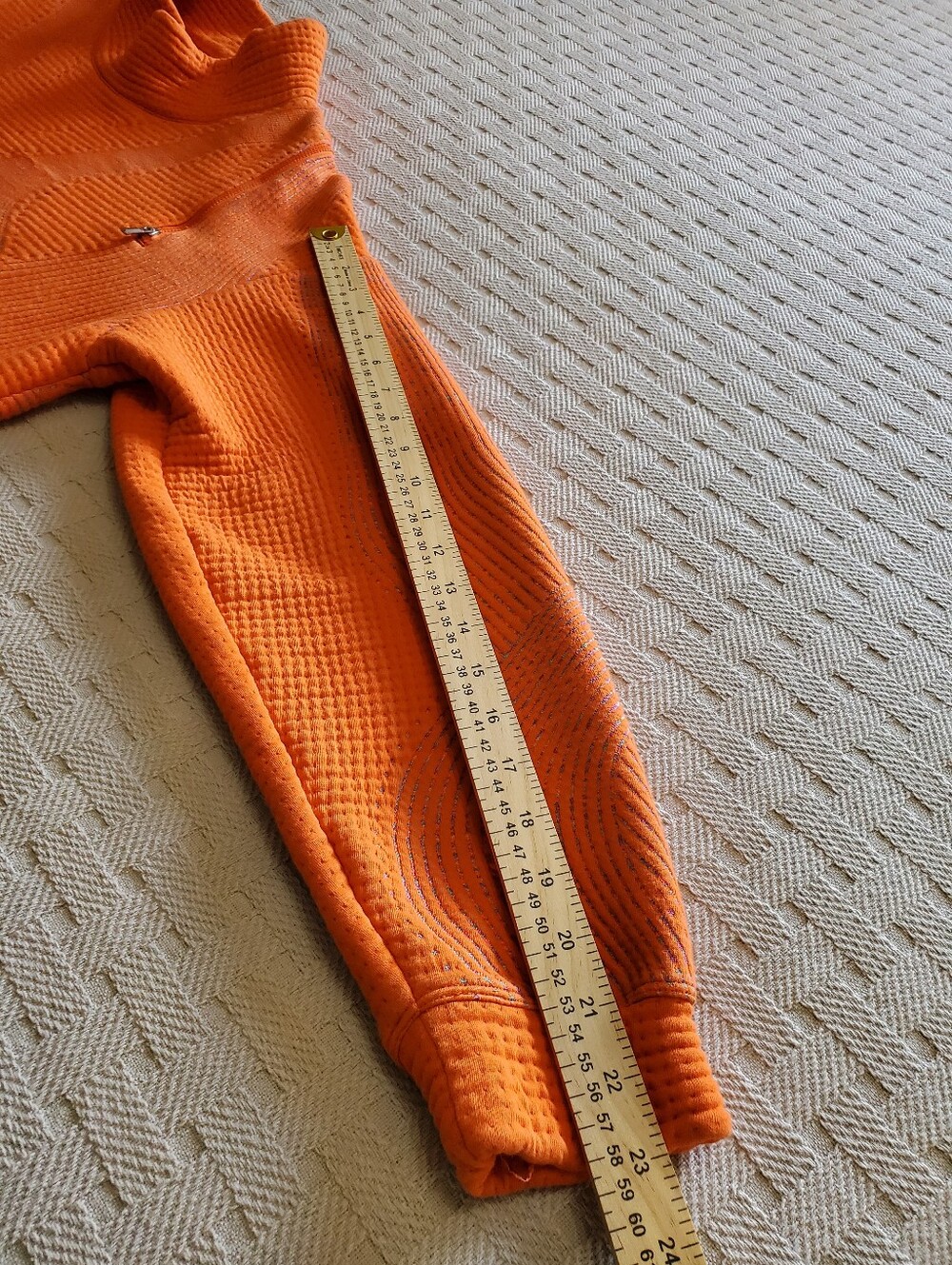 Nike City Ready Mock Neck Tech Pack Oversized Running Sweatshirt Orange - Picture 10 of 15